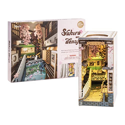 Led Book Nook Kit-decorative Bookend Stand-3d Puzzle De...