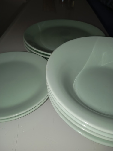 Juego De Platos Ikea Original Verde Agua (Usado)