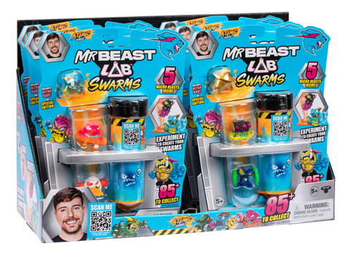 Moose Mr. Beast Lab Swarms - Test Tube 5 Pack Series 2