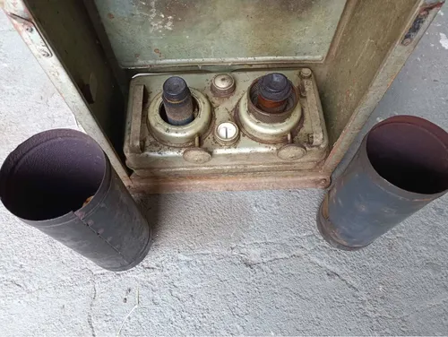 Antigua Estufa A Kerosene Tipo Pod Chapa Vintage Uso (Usado)