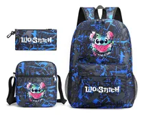 Comprar A Stitch, Três Conjuntos De Mochilas Escolares, Bolsa De Omb