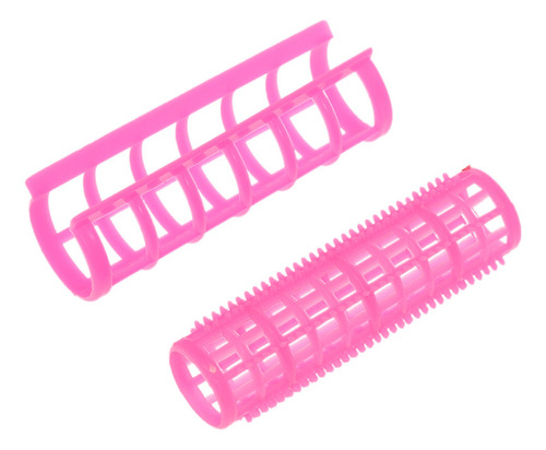 Rulos De Pelo De Plástico Para Peinar Tú Mismo, 12 Unidades