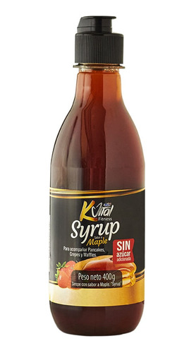 Syrup Kvital Sabor Maple Sin Azucar Adicionada X 400g