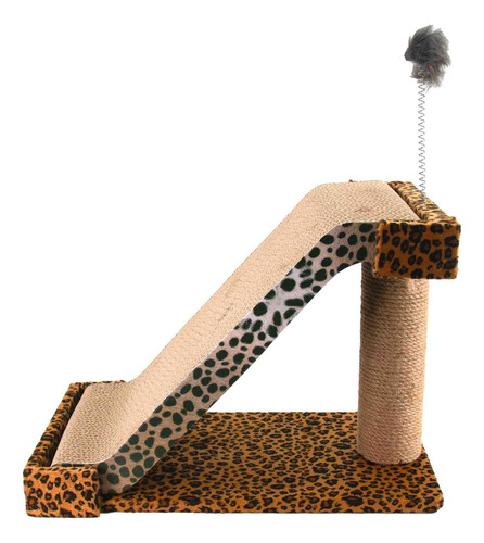 Rascador Ke Woow Premium Tipo Escalera Y Juguete Para Gato Color Triangulo