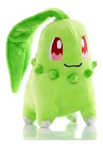 Peluche Chikorita Pokémon Original Detallado 20cm Calidad