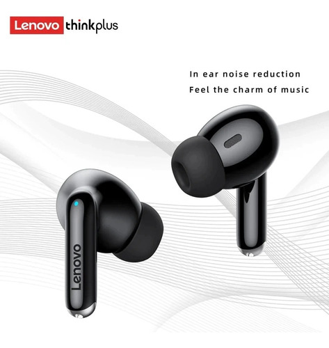 Auriculares Lenovo Thinkplus Xt88 Bluetooth 5.3 Color Negro
