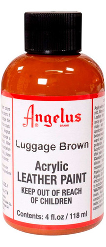 Pintura Acrílica Angelus 4 Oz ( 1 Pieza ) Color Luggage Brown