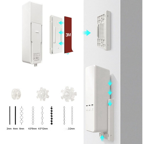 Control Motor Wifi Cortinas Persianas Con Cadena Tuya-yh002