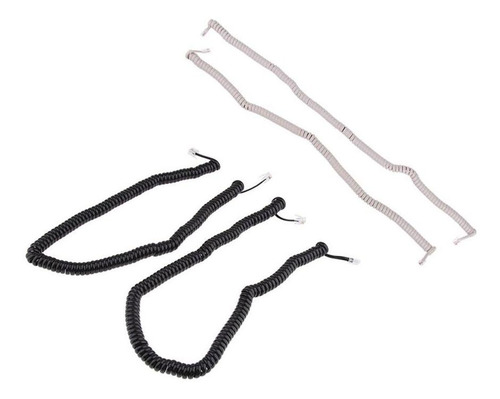 2 Pack Telefone Fio Telefônico Para Rj9 4p4c Du Conector