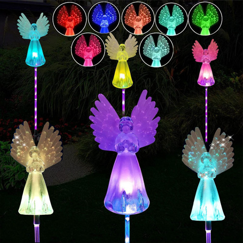 Luces Solares De Jardín Impermeables Para Exteriores, 6 Piez