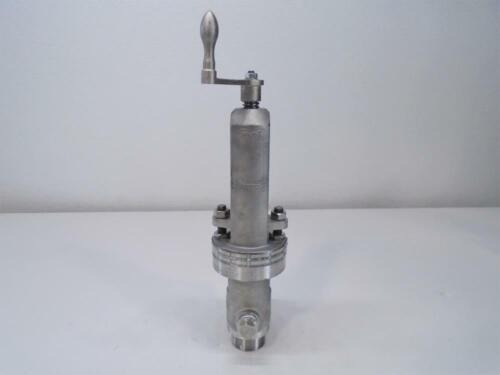 Fetterolf Schuf 1-1/2 X 1 Sampling Valve, Stainless St Ttv