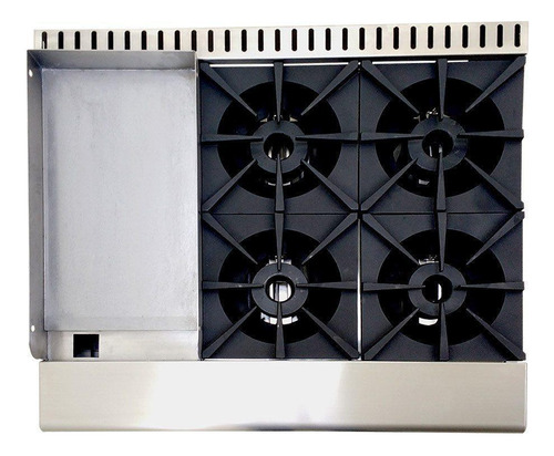 Estufa Asber Aem-g12-b4-36 | Estufa | 4 Quemadores | Plancha