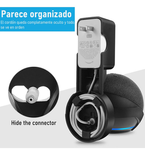 Soporte De Pared Alexa Echo Dot Bocina 5th Generación
