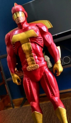 Imagen 1 de 1 de Escultura De Turboman De Arnold Schwarzenegger, ¡impresiona