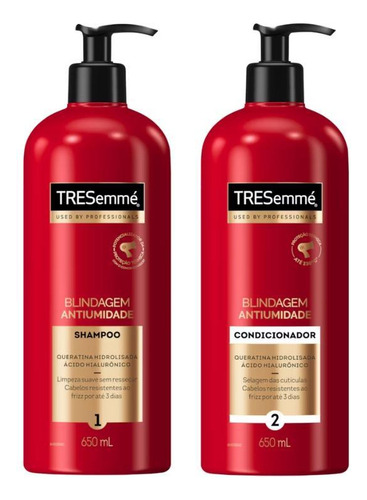 Kit Tresemme Antiumidade 1 Shampoo 650ml + 1 Cond 650ml