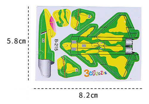 Rompecabezas De Dibujos Animados 3d, Juguete Para Avión