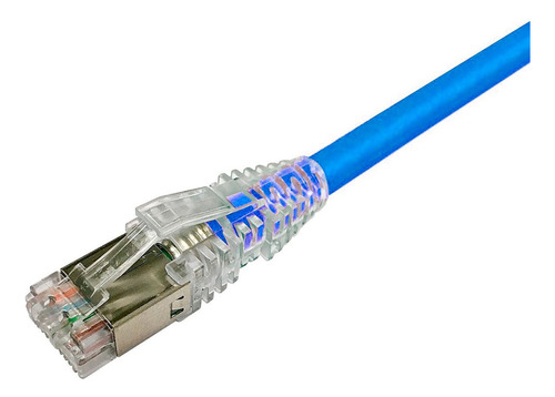 Commscope Npc6aszdb-bl001m Patch Cord Rj45 Cat6a 1mts Azul