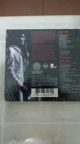 Cd Doble Elvis Presley Americano On Stage Nuevo Box