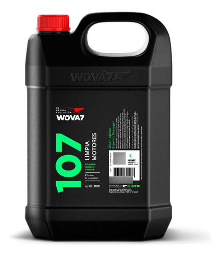 Wova7 Kit Lavado X2 Limpia Motores 107 5lts 