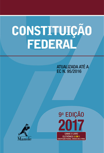 Constituição Federal, De Ia Jurídica Da A Manole (instituição). Editora Manole, Capa Dura Em Português