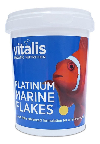 Ração Em Flocos Vitalis Platinum Marine Flakes 40g