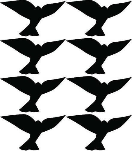 Adesivos De Parede Ou Vidro 28 Pássaros 20 Cm