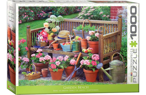 Eurographics (eurhr Banco De Jardín Rompecabezas De 1000 Pie