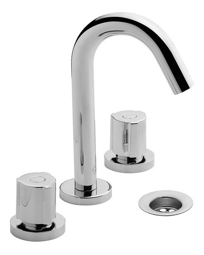 Imagen 1 de 9 de Griferia De Baño Fv Lavatorio Mesada Radal 207/c7 Cromado