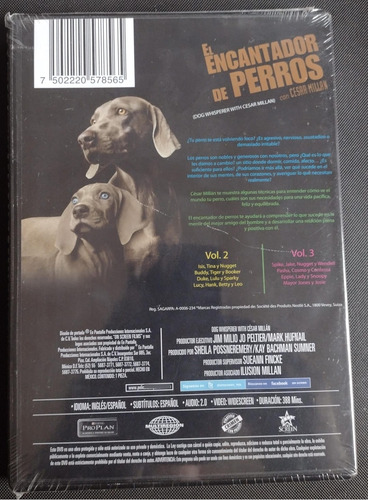 Dvd El Encantador De Perros Segunda Temporada Disco 2 Y 3 (Usado)
