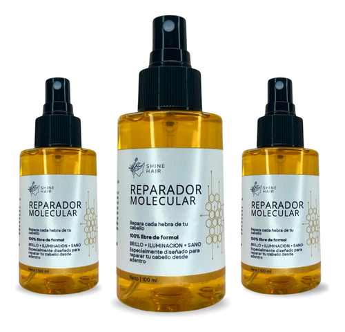 Reparador Molecular Intensiv Shine - X100cc Hidrata Y Repara