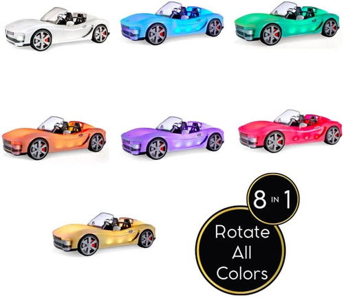 Vehículo Convertible Rainbow High Color Change Car