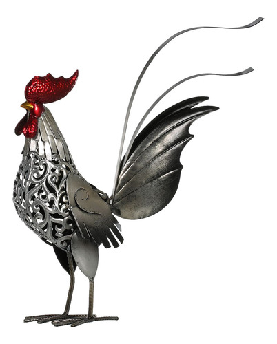 Estatuas De Escultura De Gallo De Metal Tallado Para El Hoga