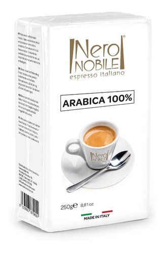 Café Grano Molido Arábica 250g Nero Nobile