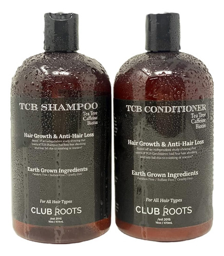 Club Roots Tcb Shampoo And Conditioner Set (16oz X 2), Con A