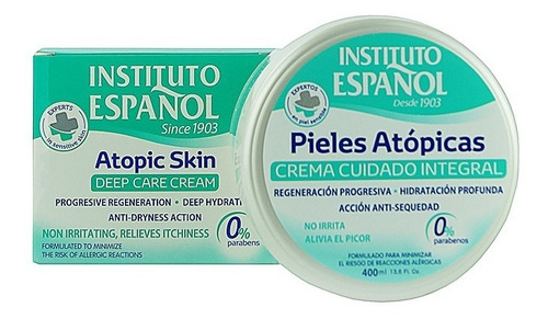 Crema Pieles Atópicas Instituto Español Tarro 400 Grs