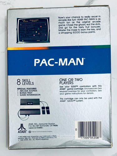 Pac-man - Atari 5200 The Supersystem - Ntsc - Brand New