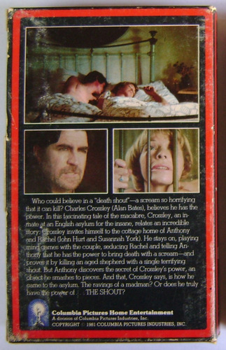 The Shout 1978 Betamax Beta Tape Imp Usa Jerzy Skolimowski (Usado)