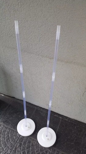 Pack 4 Bases Pilar + 16 Tubos De 30cms, Decoradores Globos