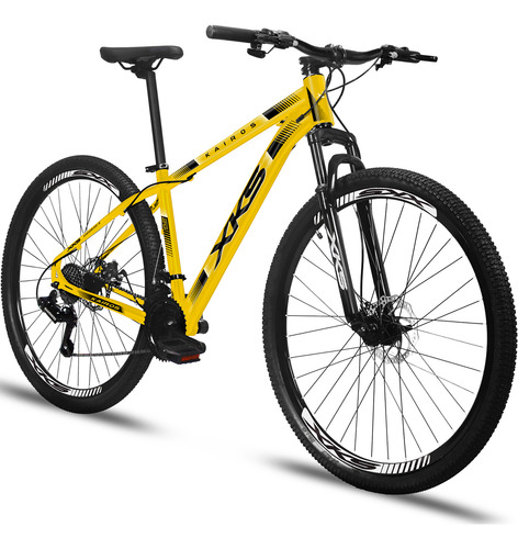 Bicicleta Aro 29 Kairos Câmbios Shimano 21v Freios A Disco