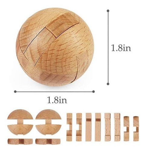Brain Teaser Puzzle 20pcs Unlock Interlock Juego Iq Test ...