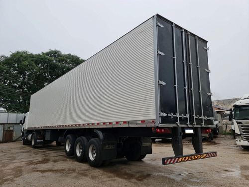 Carreta Bau 15m 28 Paletes Randon 2008 = Sider Graneleira