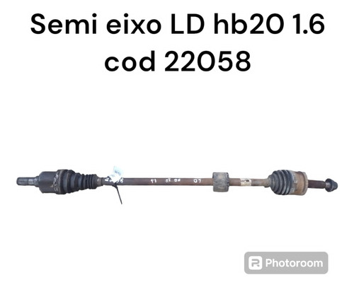 Semi Eixo Lado Direito Hyundai Hb20 1.6 Cod 22058