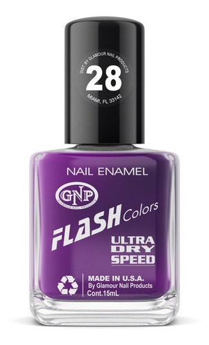 Esmalte Flash Colors De Gnp 15ml Nro.28