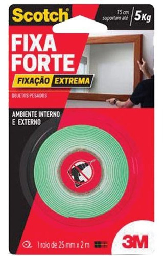 01 Fita Dup.face 3m Fixa Extreme 24x2m - 24432