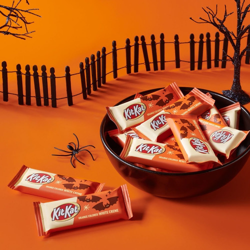 Kit Kat Halloween Chocolate Blanco Naranja Edición Limitada