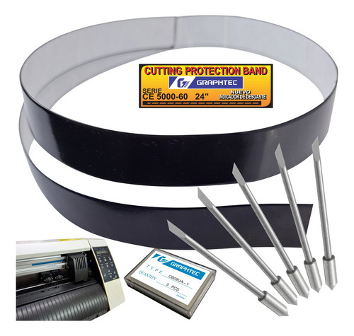 Graphtec Banda De Proteccion Ce 5000-60 + 5 Navajas