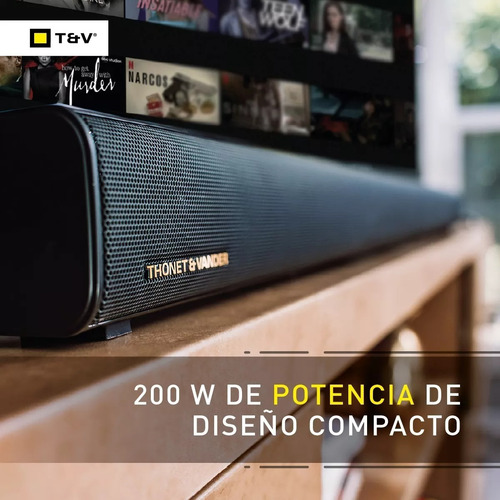 Barra De Sonido 5.1 Wireless Rein Bluetooth Optica Hdmi Arc