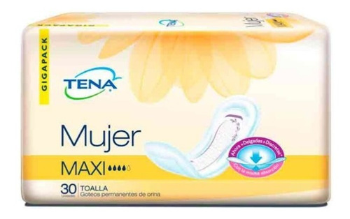 Tena Mujer Maxi 30 U. Incontinencia Goteo Permanente