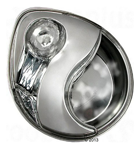 Fuente De Acero Inoxidable Raindrop Para Mascotas Pioneer Pe