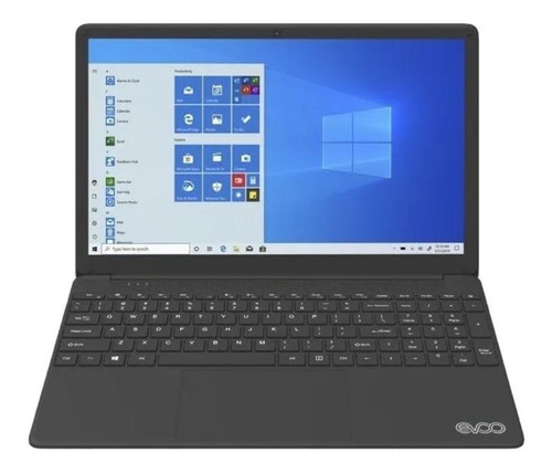 Laptop  Evoo Ultra Thin EVC156-1BK black 15.6", Intel Core i7 6660U  8GB de RAM 256GB SSD, Intel Iris Graphics 540 1920x1080px Windows 10 Home